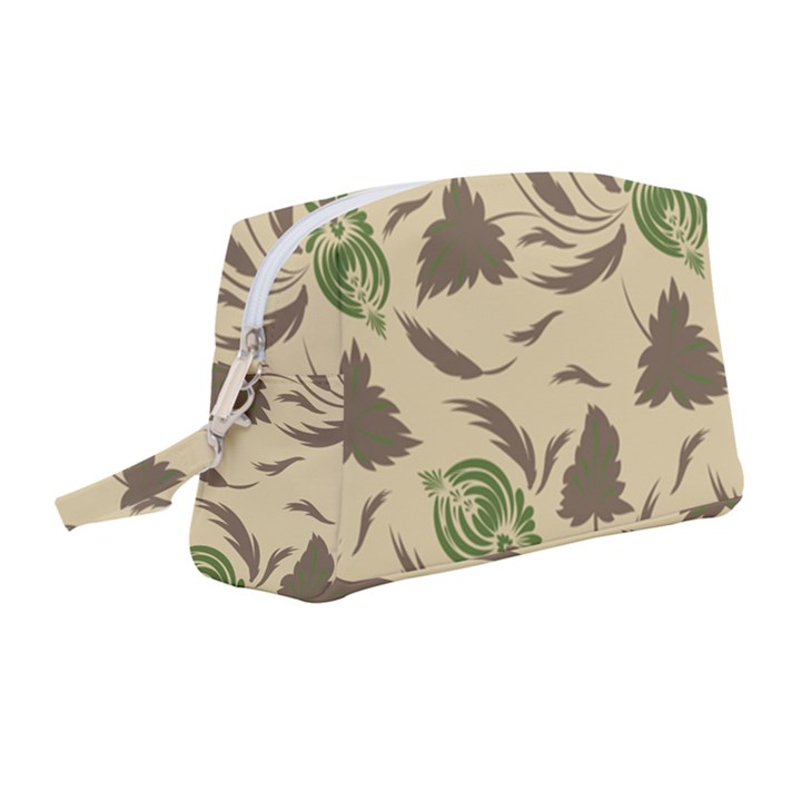 Folk floral pattern. Flowers print. Wristlet Pouch Bag (Medium)