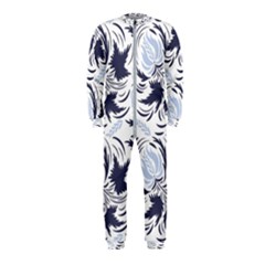 Folk Floral Pattern  Flowers Print  Onepiece Jumpsuit (kids) by Eskimos