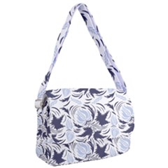 Folk Floral Pattern  Flowers Print  Courier Bag by Eskimos