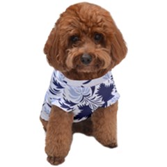 Folk Floral Pattern  Flowers Print  Dog T-shirt by Eskimos