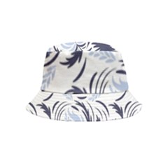 Folk Floral Pattern  Flowers Print  Inside Out Bucket Hat (kids) by Eskimos