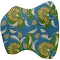 Folk floral pattern. Flowers print. Velour Head Support Cushion View4