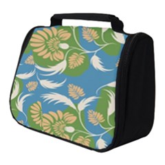 Folk Floral Pattern  Flowers Print  Full Print Travel Pouch (small)