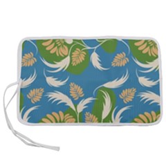 Folk Floral Pattern  Flowers Print  Pen Storage Case (m) by Eskimos