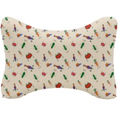 Vegetables Athletes Seat Head Rest Cushion by SychEva