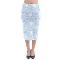 Abstract Stripes, Shapes, Lines Midi Pencil Skirt by SychEva