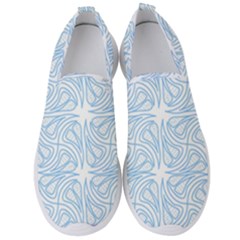 Abstract Stripes, Shapes, Lines Men s Slip On Sneakers by SychEva