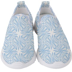 Abstract Stripes, Shapes, Lines Kids  Slip On Sneakers by SychEva