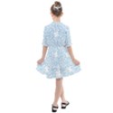 Abstract Stripes, Shapes, Lines Kids  All Frills Chiffon Dress View2