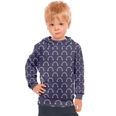 Pattern Arc En Ciel/nuages Kids  Hooded Pullover by kcreatif