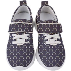 Pattern Arc En Ciel/nuages Kids  Velcro Strap Shoes by kcreatif