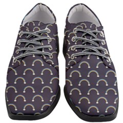 Pattern Arc En Ciel/nuages Women Heeled Oxford Shoes by kcreatif