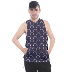 Pattern Arc En Ciel/nuages Men s Sleeveless Hoodie by kcreatif