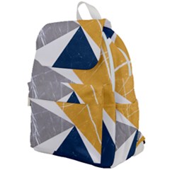 Pattern Abstrait Effet Bleu/jaune Top Flap Backpack by kcreatif