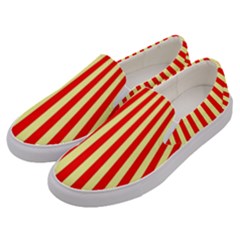 Sun Rays Men s Canvas Slip Ons by JustToWear