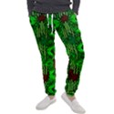 Forest Of Colors And Calm Flowers On Vines Men s Jogger Sweatpants View1