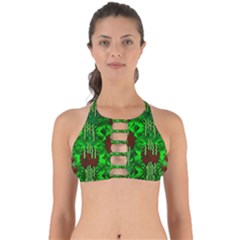 Forest Of Colors And Calm Flowers On Vines Perfectly Cut Out Bikini Top by pepitasart