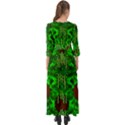 Forest Of Colors And Calm Flowers On Vines Button Up Maxi Dress View2