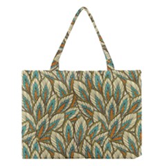 Green Leaves Medium Tote Bag by goljakoff