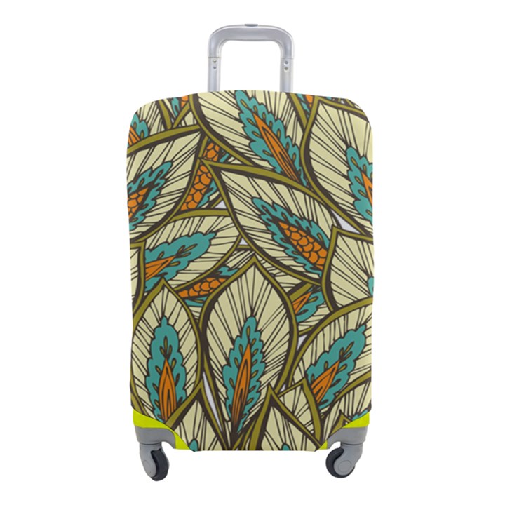 Green leaves Luggage Cover (Small)