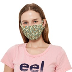 Green Leaves Crease Cloth Face Mask (adult) by goljakoff