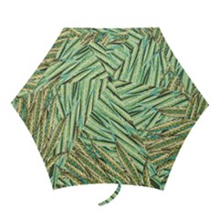 Green Leaves Mini Folding Umbrellas by goljakoff