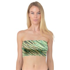 Green Leaves Bandeau Top by goljakoff