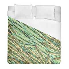 Green Leaves Duvet Cover (full/ Double Size) by goljakoff