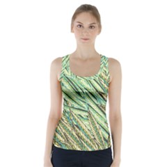 Green Leaves Racer Back Sports Top by goljakoff