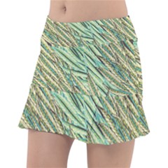 Green Leaves Classic Tennis Skirt by goljakoff