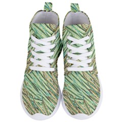 Green Leaves Women s Lightweight High Top Sneakers by goljakoff