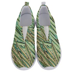 Green Leaves No Lace Lightweight Shoes by goljakoff