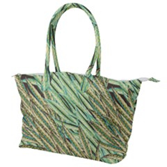 Green Leaves Canvas Shoulder Bag by goljakoff