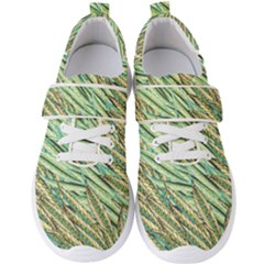 Green Leaves Men s Velcro Strap Shoes by goljakoff