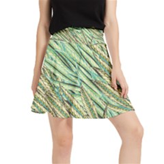 Green Leaves Waistband Skirt