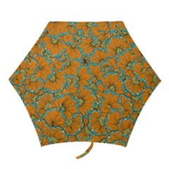 Orange Flowers Mini Folding Umbrellas by goljakoff