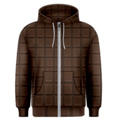 Chocolate Men s Zipper Hoodie by goljakoff