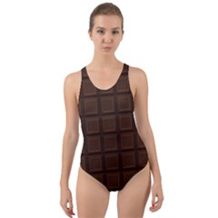 Chocolate Cut-out Back One Piece Swimsuit by goljakoff