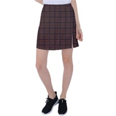 Chocolate Tennis Skirt by goljakoff