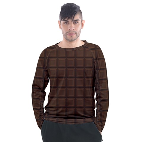 Chocolate Men s Long Sleeve Raglan Tee by goljakoff