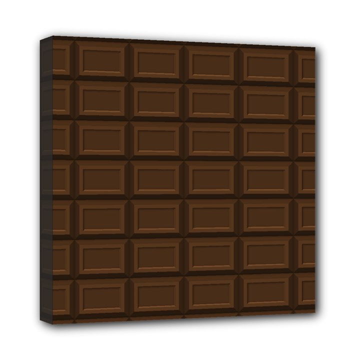 Milk Chocolate Mini Canvas 8  x 8  (Stretched)