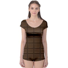 Milk Chocolate Boyleg Leotard  by goljakoff