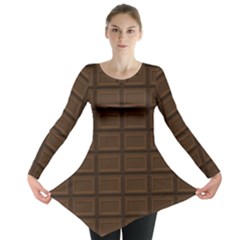 Milk Chocolate Long Sleeve Tunic  by goljakoff