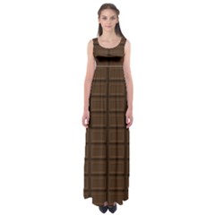 Milk Chocolate Empire Waist Maxi Dress by goljakoff