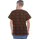 Milk Chocolate Men s V-Neck Scrub Top View2