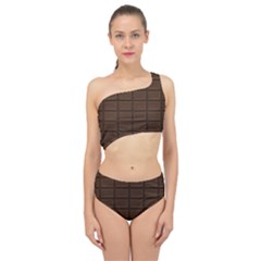 Milk Chocolate Spliced Up Two Piece Swimsuit by goljakoff