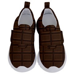 Milk Chocolate Kids  Velcro No Lace Shoes by goljakoff