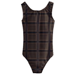 Milk Chocolate Kids  Cut-out Back One Piece Swimsuit by goljakoff