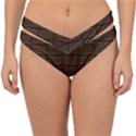 Milk Chocolate Double Strap Halter Bikini Bottom View1