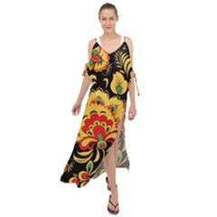 Hohloma Maxi Chiffon Cover Up Dress by goljakoff